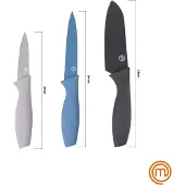 MasterChef Nordic Knivset med 3 knivar - Känd från Sveriges Mästerkock
