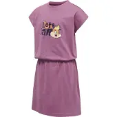 Hummel Klänning - hmlSpace Jam Twilight - Lila m. Tryck - - 4 år (104) - Klänning