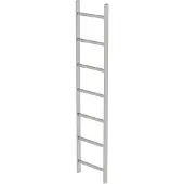 MUNK Günzburger Steigtechnik 63007 Rostfritt stål Schacktstege Montering med verktyg Arbetshöjd (max.): 440 cm