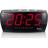 Super Merchant Radioväckarklocka Med FM-radio Lenco Icr-230-1 Svart