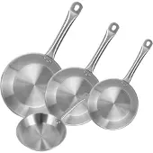 Wellhome 20/24/28/30 Cm Stekpanne Set 4 Bitar