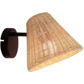 LINDBY Vägglampa Zyralia , dimbar, Vardagsrum / matsal, Trä, Lantlig / rustik, Vägglampa, vägglampa inomhus