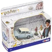 Corgi Harry Potter: - Enchanted Ford Anglia W/ Harry and Ron Figures Die Cast 1:43 Scale