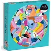 Galison Mina Hamada Luna de Flor 1000 Piece Round Puzzle