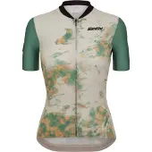 Santini Marble Slim Fit Korta ärmar Cykeltröja