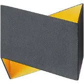 Arcchio Vägglampa Assona , dimbar, Svart, Vardagsrum / matsal, Aluminium / grå / zink, Modern, Vägglampa, vägglampa inomhus
