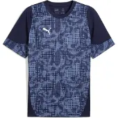 Puma Tränings T-Shirt teamCUP - Marinblå/Silver, storlek X-Large