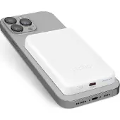 SBS TEBB5000MAG1CW, 5000 mAh, Trådlös laddning, Vit