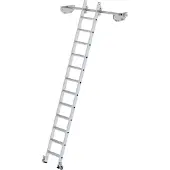 MUNK Günzburger Steigtechnik 44612 Aluminium Hyllstege Arbetshöjd (max.): 4.06 m