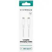 Vivanco USB-laddningskabel USB 2.0 USB-C, USB-C 0.50 m Vit 62397