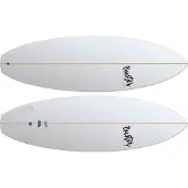 Buster G Type Riversurfboard white, 5'2
