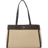 Calvin Klein Cotton Canvas Tote Bag