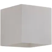 LINDBY Vägglampa Kay , dimbar, Vitt / opal, Vardagsrum / matsal, Gips / lera, Modern, Vägglampa, vägglampa inomhus