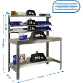 Simonwork (bancos De Trabajo) Bt1 Arbetsbänk 1445x1210x610 Mm