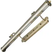 LINDBY tavelvägglampa Joely, 73cm, mässing, metall, E14 Joely , dimbar, Brun / mässing, Vardagsrum / matsal, Metall, Antik, Vägglampa, vägglampa inomhus