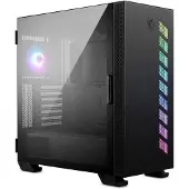 MSI MAG VAMPIRIC 300R - Mid tower - utökad ATX - genomskinlig sidopanel (härdat glas) - ingen strömförsörjning (ATX) - USB/ljud