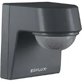 ESYLUX EM10025365 Rörelsedetektor Vägg, Utanpåliggande 200 ° Grå IP55, IK07