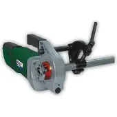 Dedra DED7511 - Terraja eléctrica para tubos, 1/2,1,1 1/4,3/4, Svart, Grön, Metallic, 25 rpm, 1800 W, 7 kg