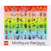 LEGO Pussel - 1000 Delar - Minifigur Rainbow - - One Size - Pussel