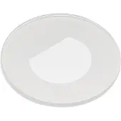 Arcchio LED-inbyggnadslampa Vexi, Ø 7,8 cm, vit, aluminium, CCT Vexi , dimbar, Vitt / opal, Vardagsrum / matsal, Aluminium / grå / zink, Modern, Väggspotlights