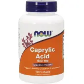 Now , Kaprylsyra, 600 mg, 100 Mjuka Gelé