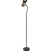 GTV golvlampa Mouse LP-MOUS-11-DEC golvstående lampa 1x25W E27 svart/guld