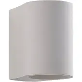 LINDBY Vägglampa Jannes , dimbar, Vitt / opal, Vardagsrum / matsal, Gips / lera, Modern, Vägglampa, vägglampa inomhus