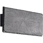 LINDBY LED vägglampa Peetu , dimbar, Aluminium / grå / zink, Vardagsrum / matsal, Sten, Modern, LED-vägglampa, vägglampa inomhus