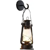 LINDBY Vägglampa , Raisa, dimbara, Brun / rost, Hall, Metall, Antik