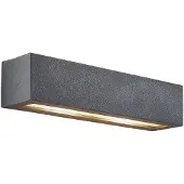 LINDBY Vägglampa , Nellie, dimbara, Grå, Vardagsrum, Betong, Modern