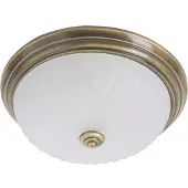 Steinhauer Taklampa CALLA, dimbar, Brun / mässing, Vardagsrum / matsal, Metall, Antik, Taklampa