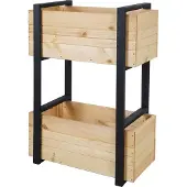 Siena Garden Konny 06395-OILED Planteringslåda Furu, Folie Natur