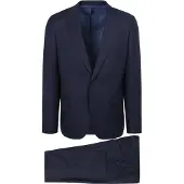 Suitable Passande Kostym Lucius Birdseye Ull Mörkblå Blå Storlek