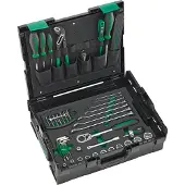 Stahlwille 97830700 STW L-BoXX Basisset Verktygslåda utrustad ABS plast Svart, Grön