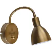 LINDBY Vägglampa , Amrei, dimbara, Brons / antikmässing, Vardagsrum, Metall, Antik
