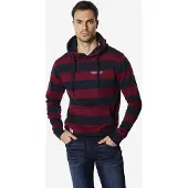 KOROSHI Sweatshirt marinblå / mörkröd / vit