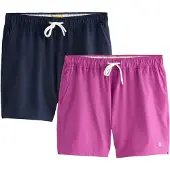 Next Badshorts marinblå / orkidé