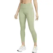 Nike Dri-fit 7/8 Mid Rise Oljegröna Löparleggings