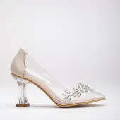 Forever & Always Cinderella Transparenta Klackskor (Dam)