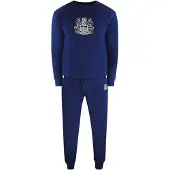 Aquascutum Iconic Crest Marinblått Rundringat Träningsset