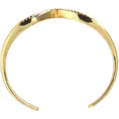 Nialaya Bågformad Vinge Armband Skyfall Guld CZ 925