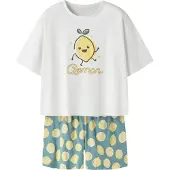 Name it Pyjamas - 2-delad - Noos - NkmNightset - Lemon - Maneral - - 3-4 år (98-104) - Pyjamas 2-delad