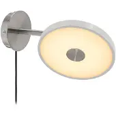 UMAGE Vägglampa , Asteria Short, dimbara, Grå, Vardagsrum, Metall, Design