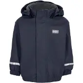 Lego Wear Regnjacka m. Fleece - LWJunin - Marinblå - - 1½ år (86) - Regnjacka