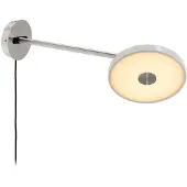 UMAGE Design vägglampa Asteria Long, dimbar, Aluminium / grå / zink, Sovrum, Metall, Design, Vägglampa, vägglampa inomhus
