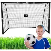 Leantoys Bärbart fotbollsmål i metall