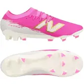 New Balance Furon V8 Team Fg Pure Ambition - Pink Heat/vit/guld - Gräs (Fg), storlek 44
