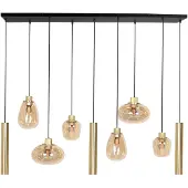 Steinhauer Glas pendellampa Reflexion, dimbar, Mässing / guld, Vardagsrum / matsal, Glas, Pendellampa