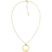 Calvin Klein Twisted Ring Pendant Necklace