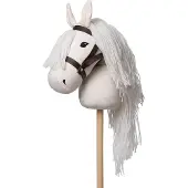 By ASTRUP Käpphäst - 68 cm - Vit - - One Size - Leksaker